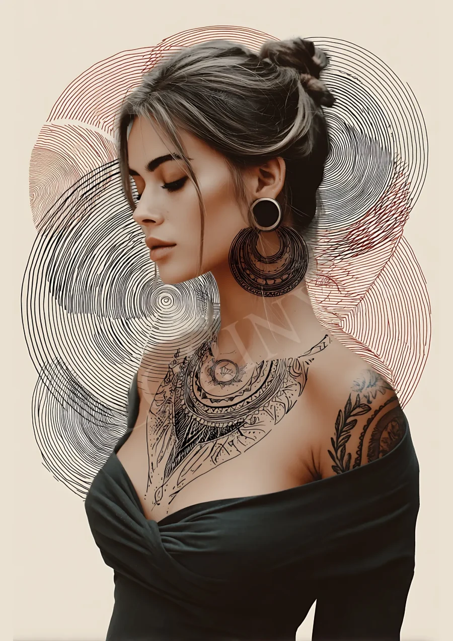 Mystical moon phase boho wall art print, celestial linework in neutral tones, high-resolution 300 DPI JPG digital download for instant printing